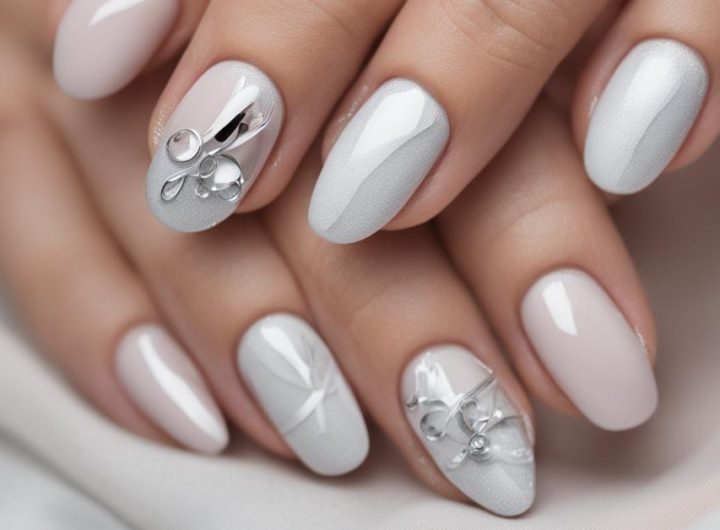 Delikatne paznokcie do pracy: Elegancki manicure hybrydowy na 2024